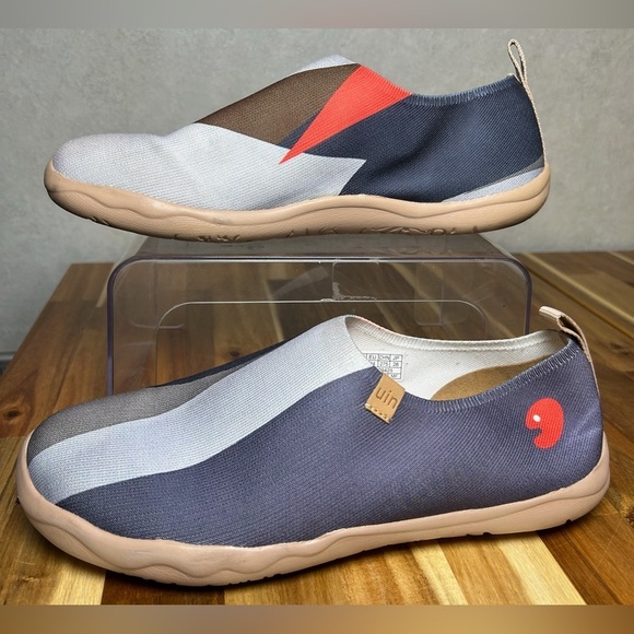 UIN Long Journey Casual Pull On Knitted Outdoor Ergonomic Lightweight Shoes Sz10